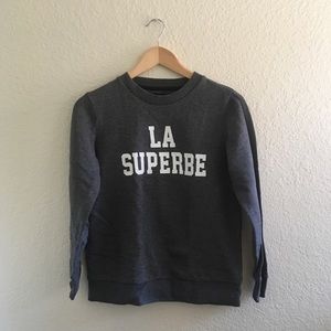 Madewell x Sezane La Superb sweatshirt
